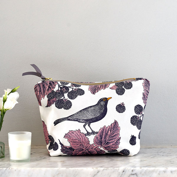 Blackbird & Bramble Large Cosmetic Bag