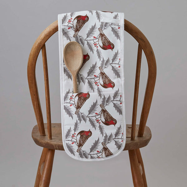 Robin & Holly Oven Glove