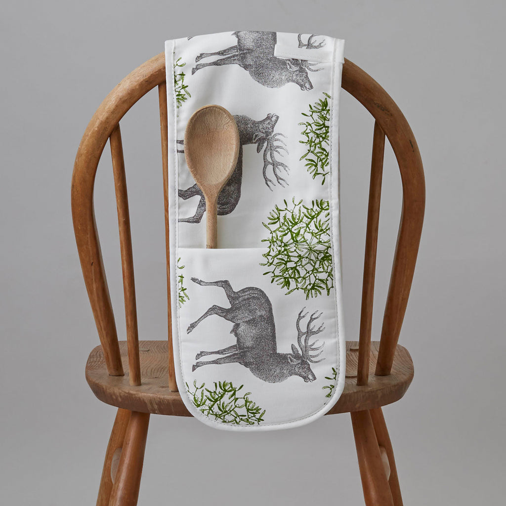 Stag & Mistletoe Oven Glove