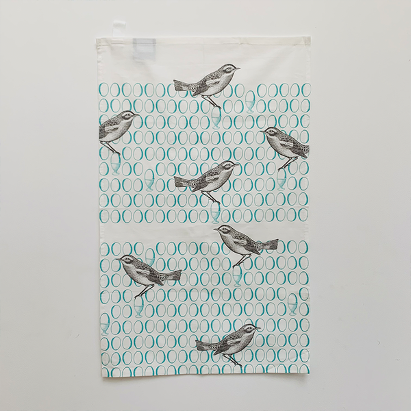 Bird & Egg Tea Towel