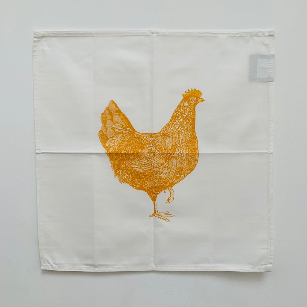 Yellow Chicken Single Napkin