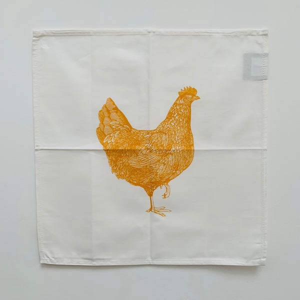 Yellow Chicken Single Napkin