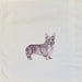 Single Purple Corgi Handkerchief