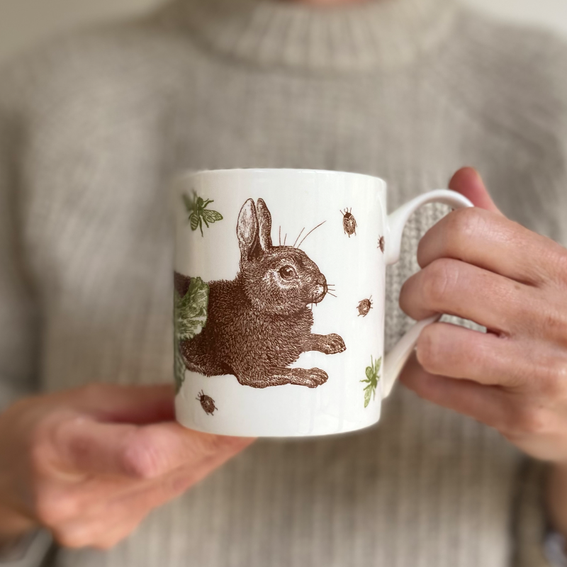 Rabbit & Cabbage Mug