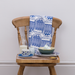 Sardine Tea Towel, Delft Blue