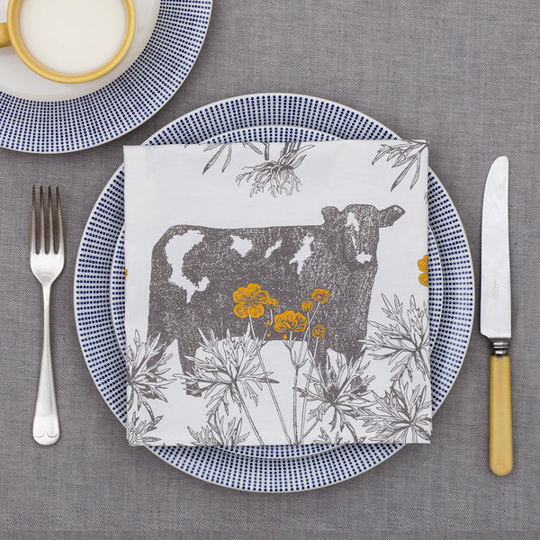 Cow & Buttercup Single Napkin