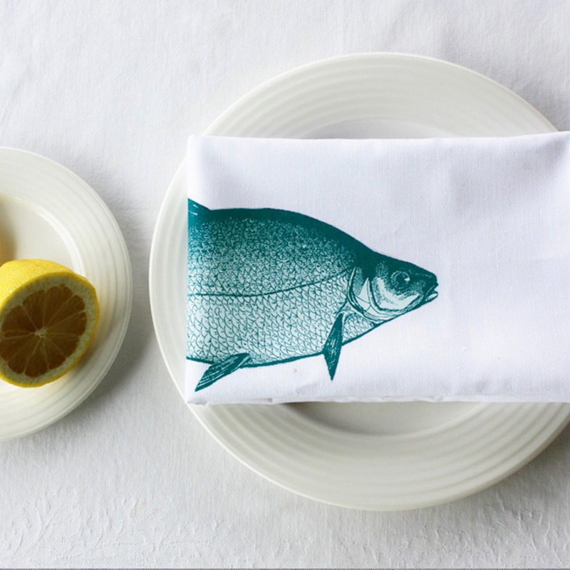 Fish Single Linen Napkin