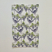 Pheasant & Vine Tea Towel, Mint Green & Blue