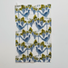 Pheasant & Vine Tea Towel, Lime Green & Blue