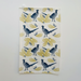 Pheasant & Oak Tea Towel, Lime Green & Blue