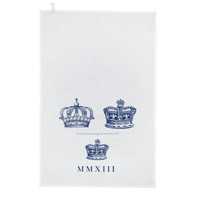 Royal Baby Linen Tea Towel