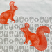 Squirrel & Nut Tea Towel