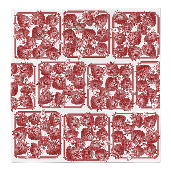 Strawberry Punnet Single Napkin