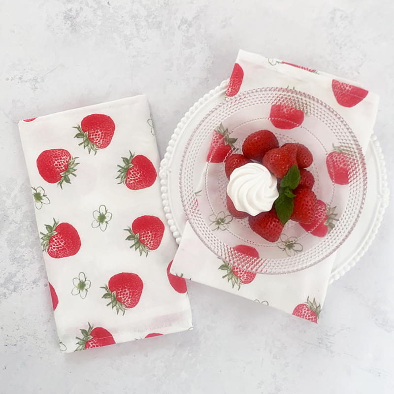 Strawberry Single Napkin