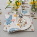 Chicken & Carnation Single Napkin