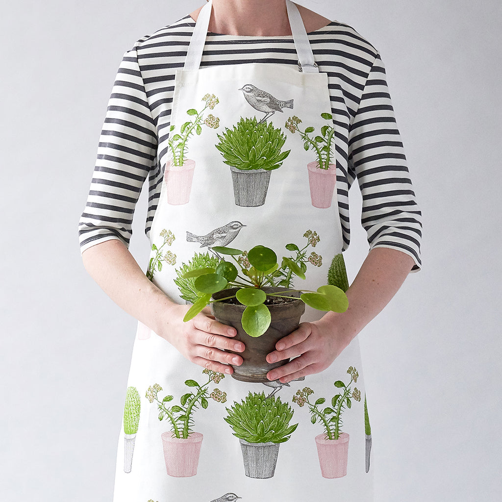 Cactus & Bird Apron
