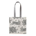 Rabbit & Cabbage Tote Bag, Grey