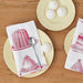 Jelly & Cake Napkin Set of Four, Pink