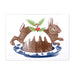 Christmas Pudding Placemat Set of Four