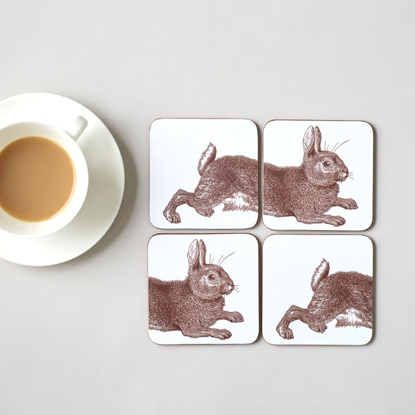 Rabbit Coaster Set of Four