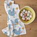 Chicken & Carnation Tea Towel