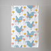 Chicken & Carnation Tea Towel