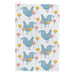 Chicken & Carnation Tea Towel