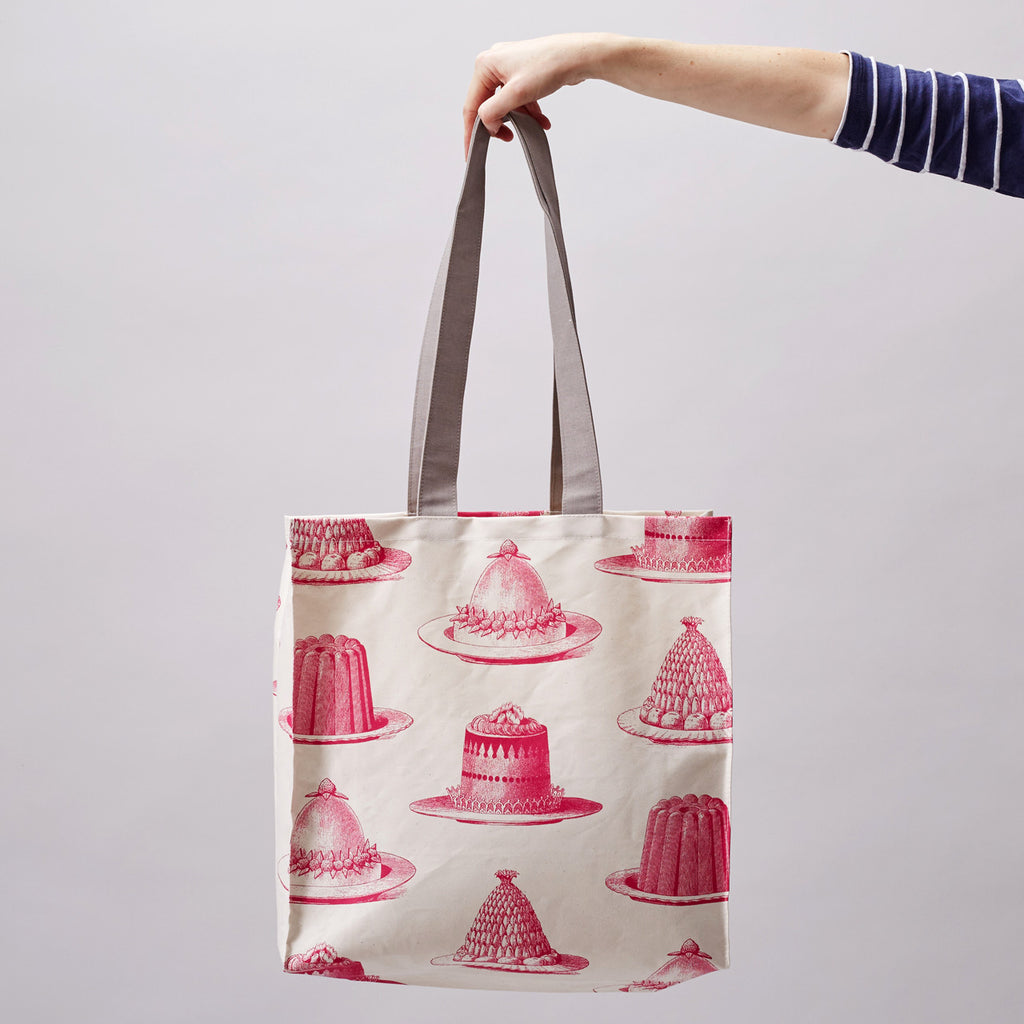 Jelly & Cake Tote Bag, Pink