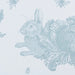 Rabbit & Cabbage Wallpaper, Blue